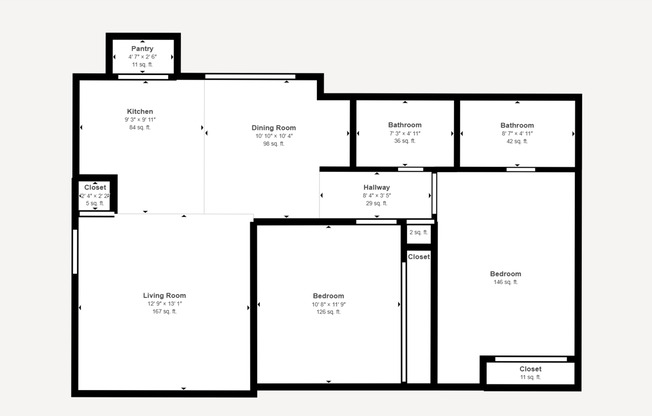 2Bed/1Bath Apartment at 52nd St/Oak St! Ready for Immediate Move-In – GROUND FLOOR UNIT!