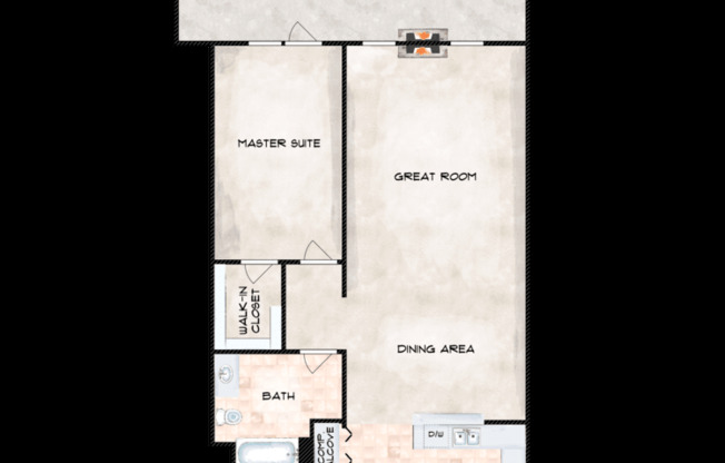 1 bed, 1 bath, 1,064 sqft, $1,970