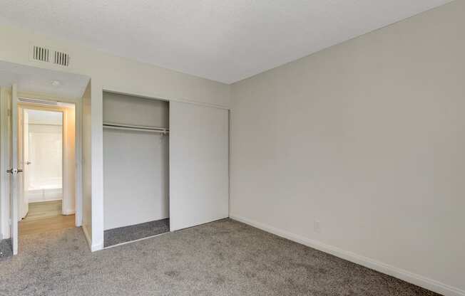 Empty Bedroom at Summer Meadows, Nevada