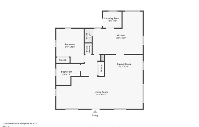 3 beds, 1 bath, $2,495