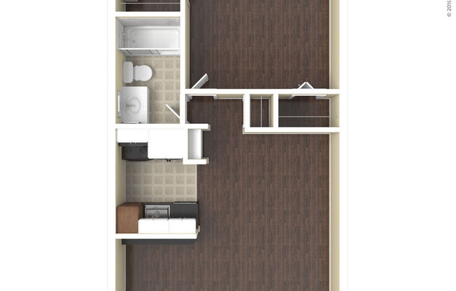 1 bed, 1 bath, 576 sqft, $1,145