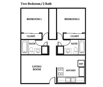 2 beds, 2 baths, 875 sqft, $1,995, Unit 23