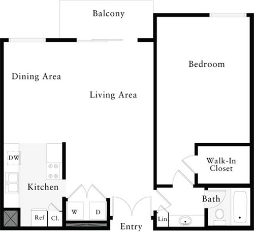 1 bed, 1 bath, 795 sqft, $3,161, Unit 0403