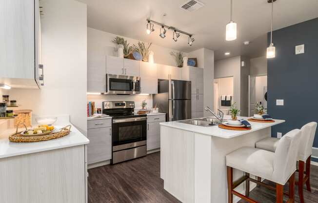 island seating in kitchen