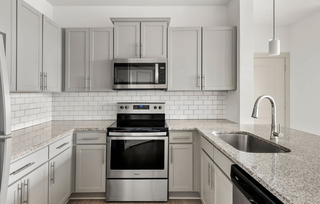 Kitchen with Stainless Steel Appliances