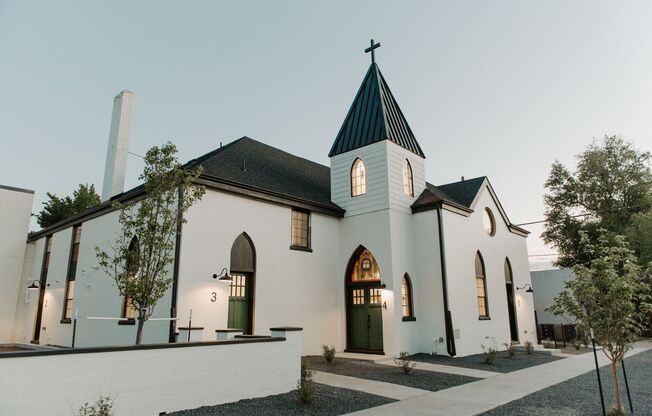 2 Bed/2 Bath Historic Church Conversion in the Heart of Baker