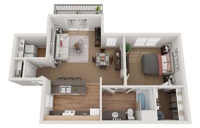 1 bed, 1 bath, 762 sqft, $1,706