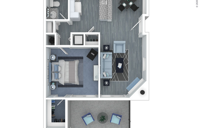 1 bed, 1 bath, 682 sqft, $1,695