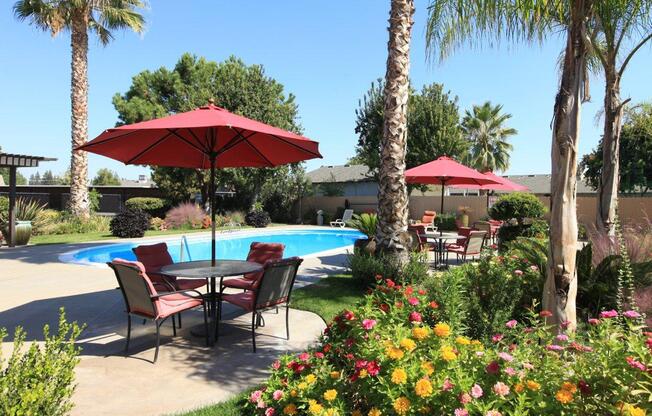 Unwind by the pool at Providence Pointe
