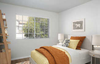 Bedroom with Hard Surface Flooring