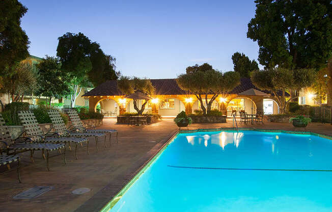 Twilight Pool at The Monterey, San Jose, 95117