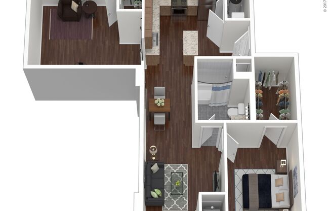 1 bed, 1 bath, 996 sqft, $3,495, Unit 451