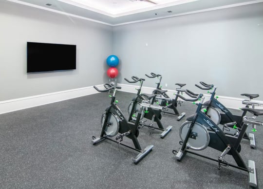 Peloton Bike And Training Space at The Oasis at Lake Bennet, Florida