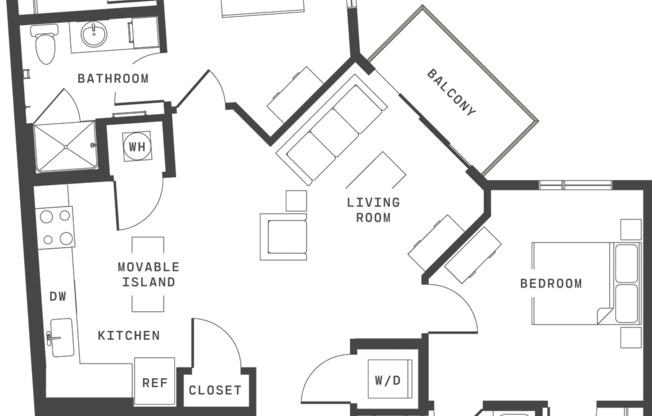 2 beds, 2 baths, 1,116 sqft, $4,150, Unit 4379