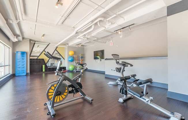 Peloton Bikes at Link Apartments® West End, Greenville, 29601