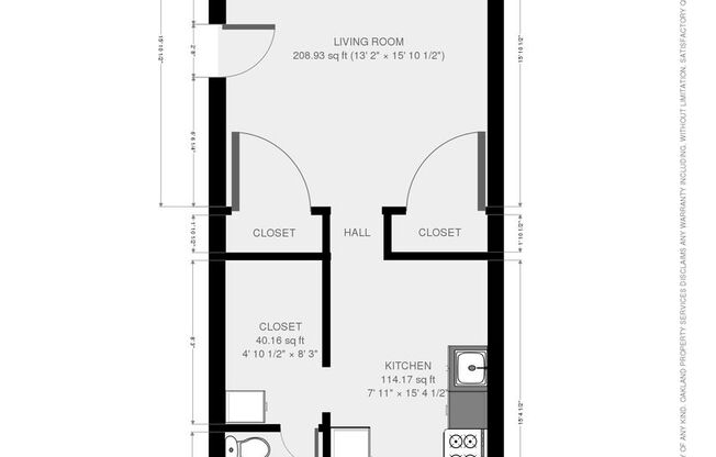 Studio, 1 bath, 450 sqft, $1,160, Unit Unit #103