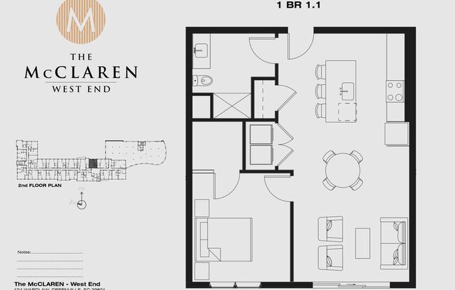 1 bed, 1 bath, 766 sqft, $2,259.1, Unit 629