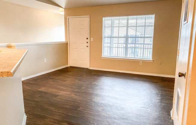 Spacious living room at Cobblestone Corners Apartment Homes, Tennessee