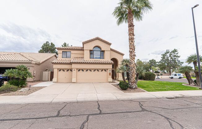 Sprawling  Val Vista Lakes 4 Bed, 3 Bath Home with Resort-Style Backyard!