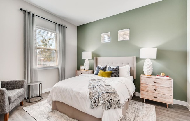 Beautiful Bright Bedroom With Wide Windows at Avilla Heritage, Texas, 75052