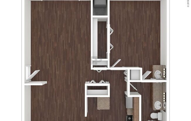 1 bed, 1 bath, 871 sqft, $1,156