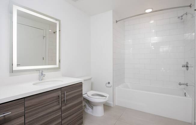 a bathroom with a sink and a toilet and a shower