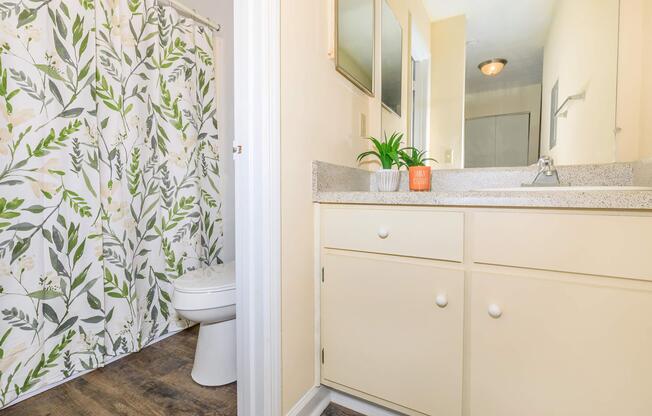 a close up of a sink in a small room