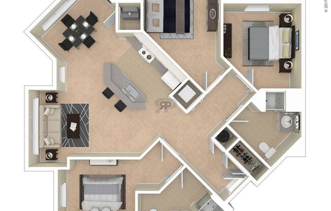 3 beds, 2 baths, 1,157 sqft, $1,579