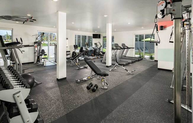 Fitness Center at Veranda Apartments, Draper