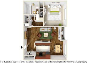 1 bed, 1 bath, 900 sqft, $2,616