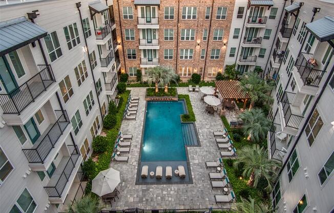 Pool Courtyard