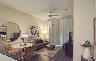 Gramercy on the Park Living Room at Gramercy on the Park, Dallas, TX, 75287