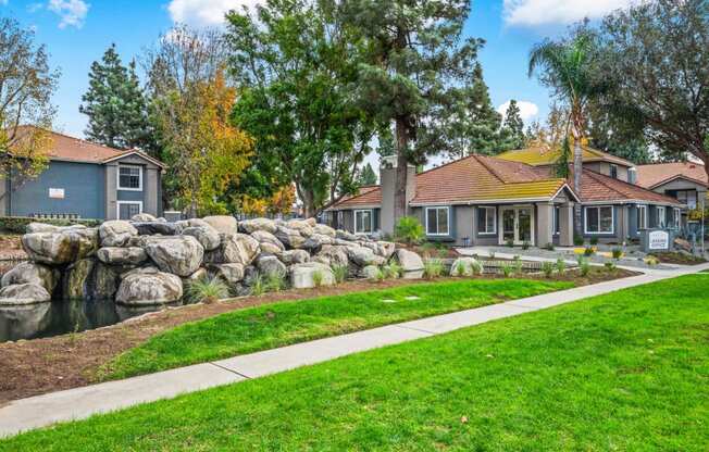 Water Feature at Citrine Hills, Ontario, CA 91761