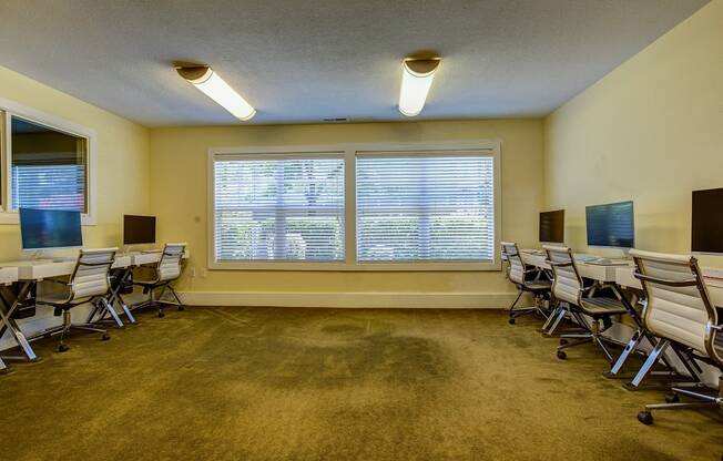 Business Center with High Speed Internet, at Commons at Timber Creek Apartments, Portland, 97229