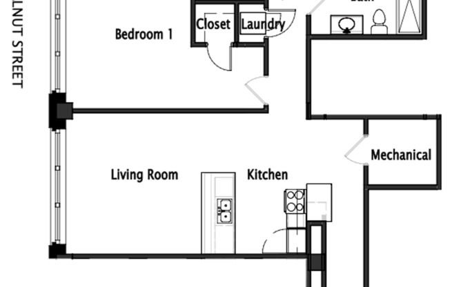 2 beds, 2 baths, 1,430 sqft, $2,736, Unit 100-301