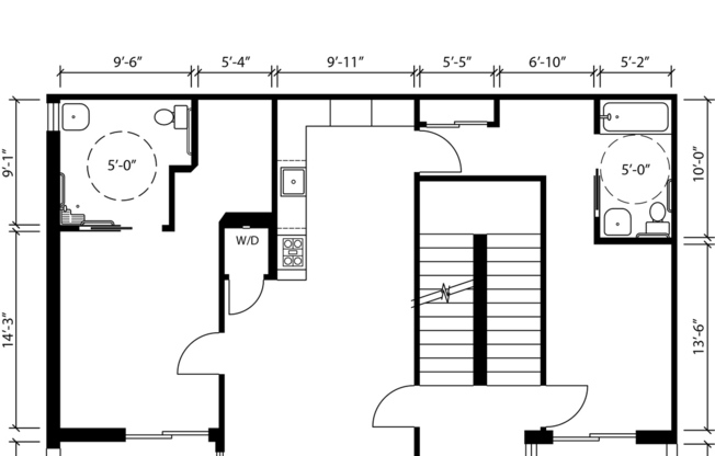 2 beds, 2 baths, 1,352 sqft, $4,200, Unit #202