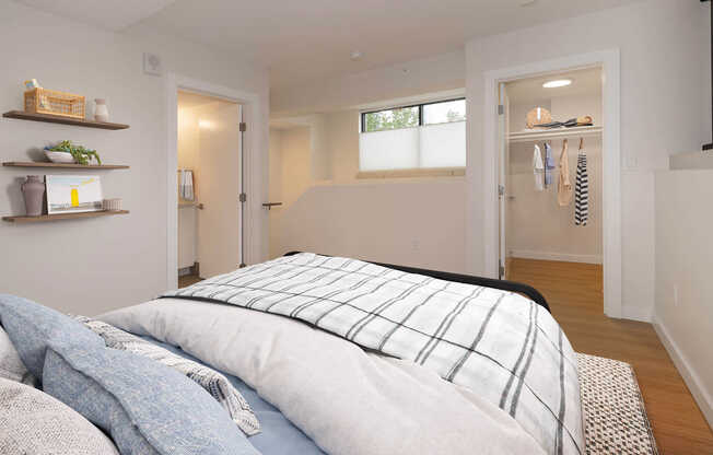 Bedroom with Hard Surface Flooring