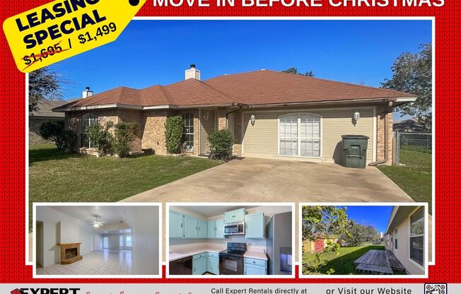 Light-Filled, Open-Concept Home in Killeen!