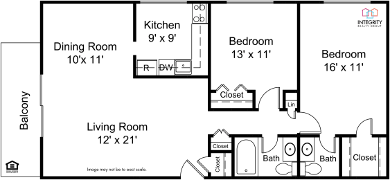2 beds, 1.5 baths, 1,050 sqft, $1,569
