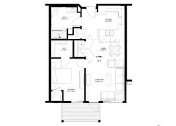 1 bed, 1 bath, 786 sqft, $1,428
