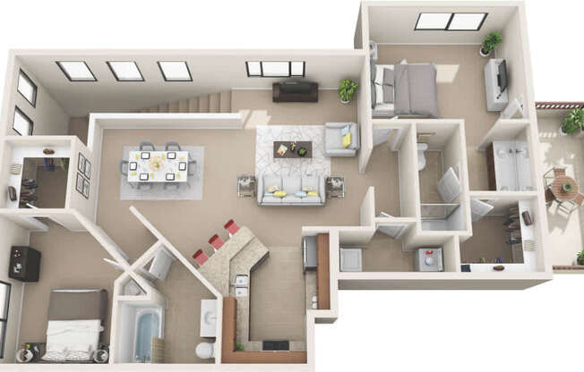 Essex Floor Plan at Sereno Townhomes, Arizona