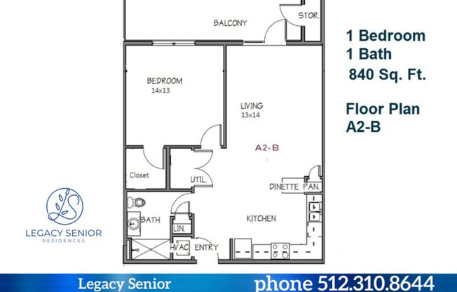 1 bed, 1 bath, 840 sqft, $1,275, Unit 365
