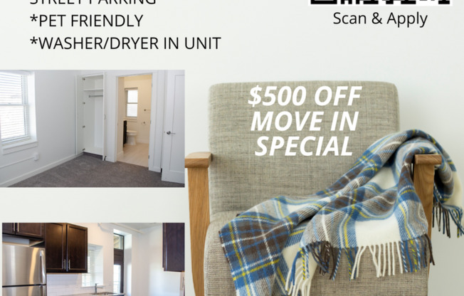 1 bed, 1 bath, 640 sqft, $965, Unit 911-203