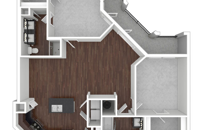 2 beds, 2 baths, 1,237 sqft, $2,175