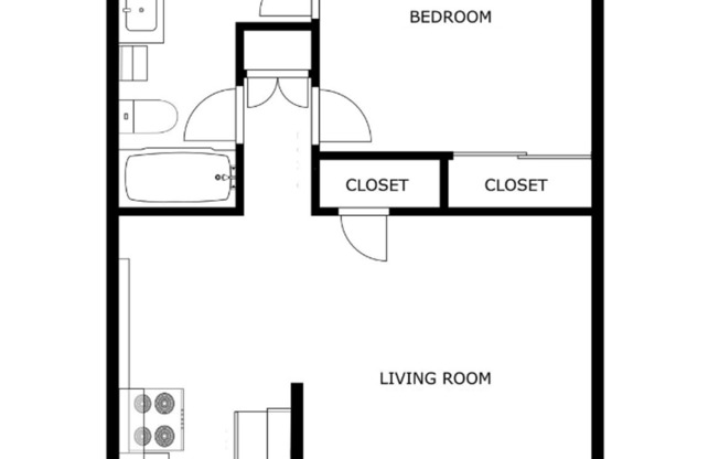 1 bed, 1 bath, 650 sqft, $1,199, Unit 02