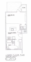 Studio, 1 bath, 547 sqft, $898