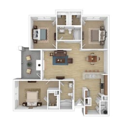 3 beds, 2 baths, 1,194 sqft, $2,176