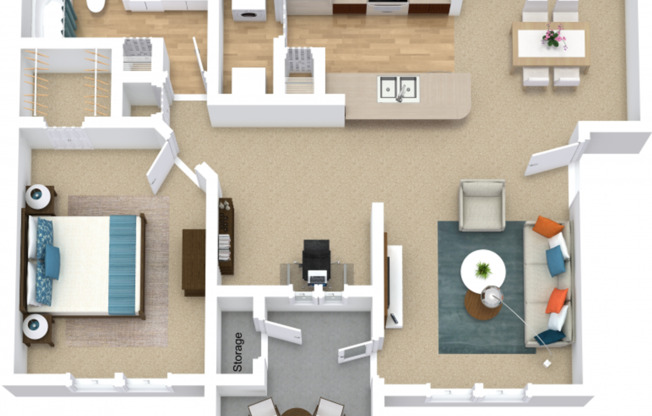 1 bed, 1 bath, 780 sqft, $1,380, Unit 236-0605