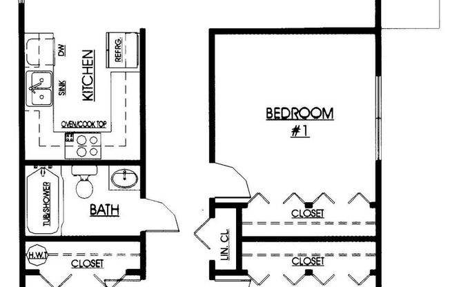 3 beds, 1.5 baths, 1,066 sqft, $1,300, Unit B206