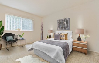 Gorgeous Bedroom at Toluca Lofts, Toluca Lake, CA